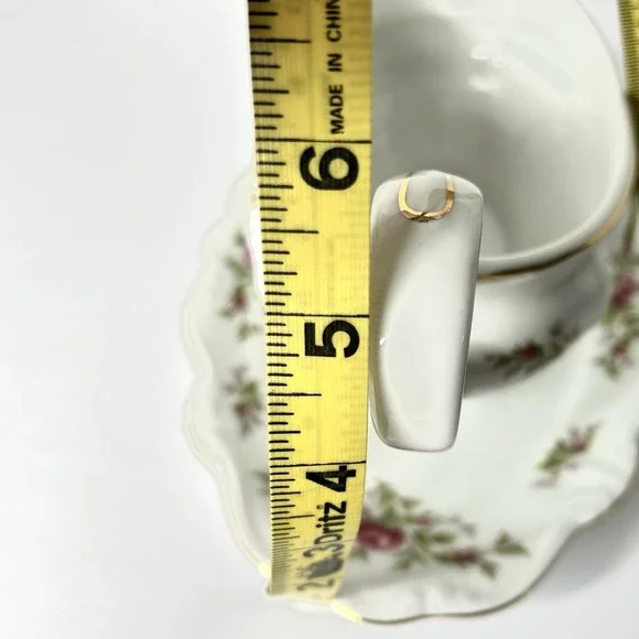 Vintage Johann Haviland Moss Rose Gravy Boat With Attached Under Plate Bavaria - Picture 11 of 11
